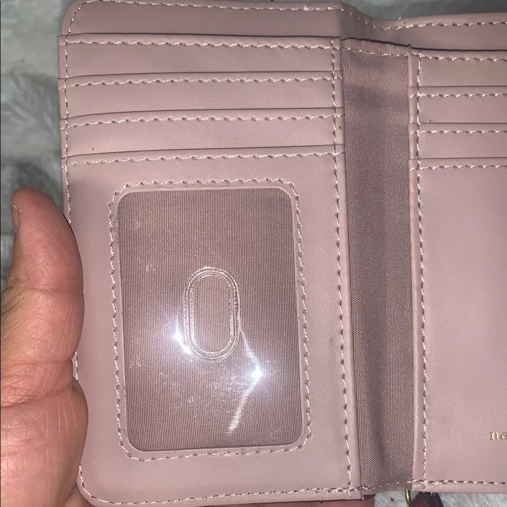 NWOT Nanette Lepore Deep Red Textured Wallet - Picture 8 of 8